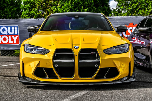 csl style carbon fiber front bumper lip for 21 24 bmw g80 m3 g82 g83 m4