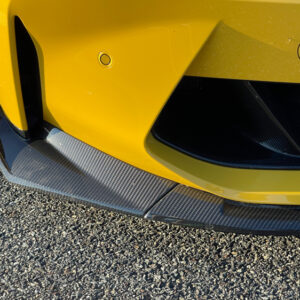 csl style carbon fiber front bumper lip for 21 24 bmw g80 m3 g82 g83 m4