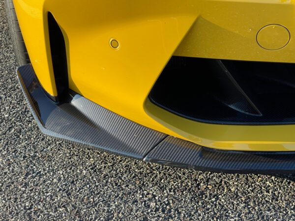 csl style carbon fiber front bumper lip for 21 24 bmw g80 m3 g82 g83 m4