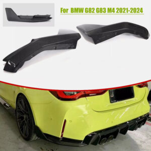 dry carbon fiber rear bumper side splitter for 21 24 bmw m4 g82 g83