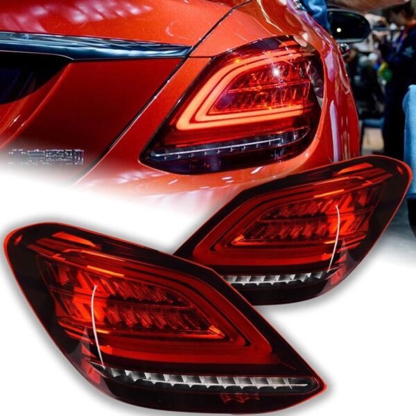 oem style facelift taillight for 2014 2021 mercedes c class w205 tail light