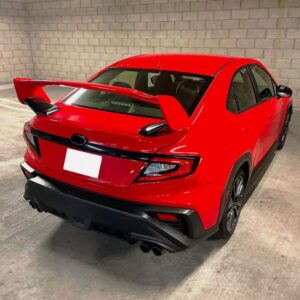 sti style unpainted spoiler wing for 22 24 subaru wrx vb rs ts trunk boot wing
