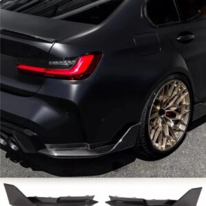 dry carbon fiber rear bumper side splitter for 21 24 bmw m3 g80