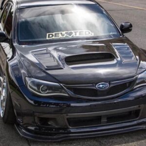 varis style carbon fiber bonnet hood for 07 13 subaru impreza wrx sti g3 grb gvb