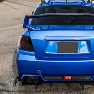 spec d jet black led taillights for 08 13 subaru impreza wrx sti g3 4d tail lights