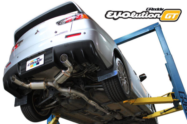 trust greddy evolution gt cat back exhaust – mitsubishi evo x cz4a