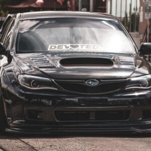 varis style carbon fiber bonnet hood for 07 13 subaru impreza wrx sti g3 grb gvb