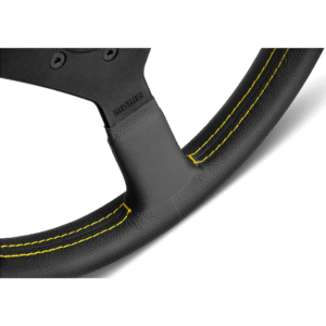 momo montecarlo steering wheel – 350mm (yellow stitch)