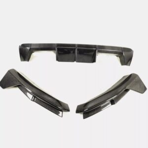m performance style carbon diffuser rear splitter 3pcs for 2021 2024 bmw m3 m4 g80 g82