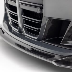 v style vorsteiner carbon fiber front bumper lip for 21 24 bmw g80 m3 g82 g83 m4
