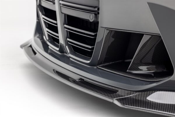 v style vorsteiner carbon fiber front bumper lip for 21 24 bmw g80 m3 g82 g83 m4
