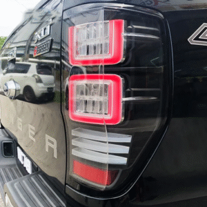 black 3d led tail lights dynamic blinker for 11 20 ford ranger mk1 mk2 wildtrak taillights