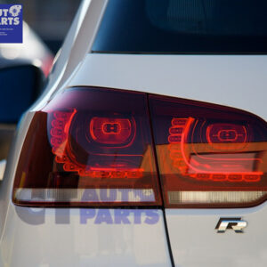 golf r style clear red full led taillights for 2009 2013 vw golf 6 vi mk6 tsi tdi gti