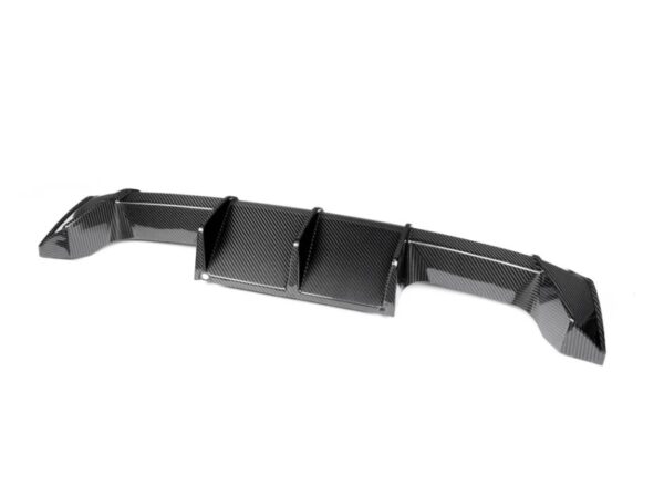 m performance style carbon diffuser rear splitter 3pcs for 2021 2024 bmw m3 m4 g80 g82