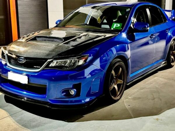 varis style carbon fiber bonnet hood for 07 13 subaru impreza wrx sti g3 grb gvb