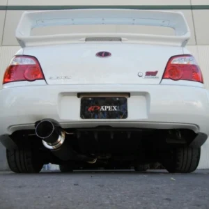 apexi n1 evolution r catback exhaust – subaru wrx/sti 2002 2007