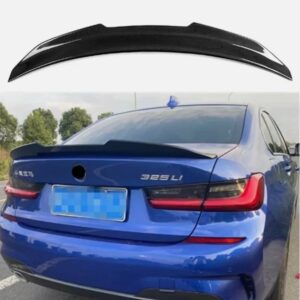 psm style carbon spoiler for 2019 2024 bmw m3 g80 g20 4d sedan