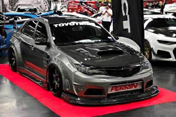 varis style carbon fiber bonnet hood for 07 13 subaru impreza wrx sti g3 grb gvb
