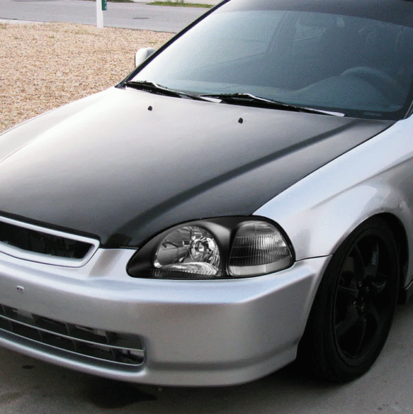 ek9 type r oem style black headlights for 96 98 honda civic ek vti