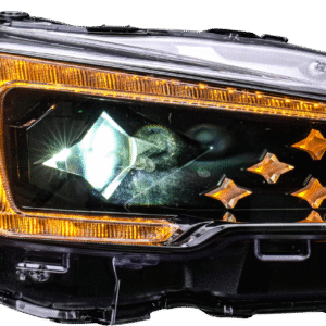 coplus stellar star logo led drl headlights for 14 17 subaru wrx sti levorg va