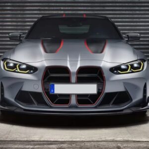 csl style carbon fiber front bumper lip for 21 24 bmw g80 m3 g82 g83 m4