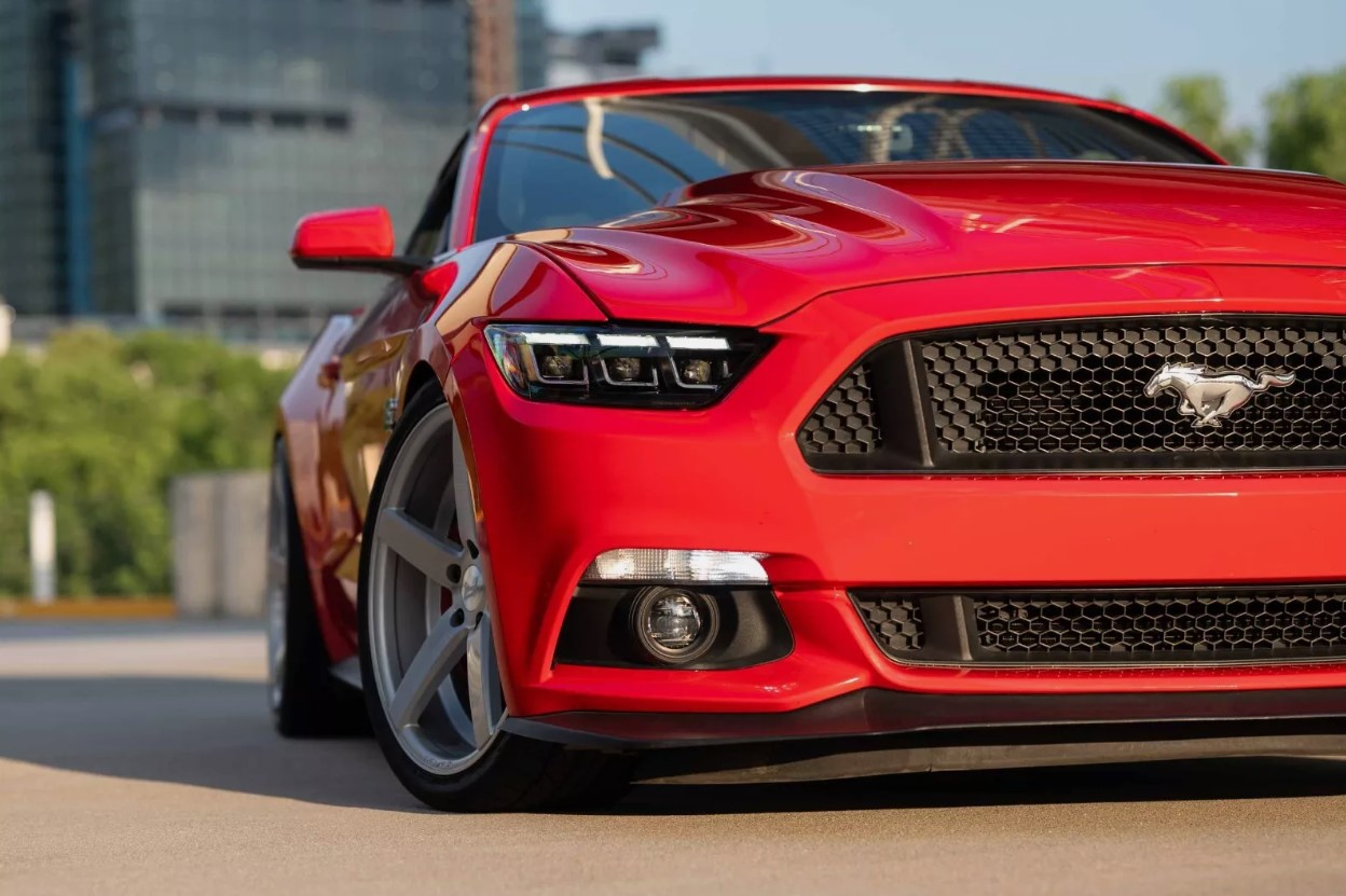 tri led drl dynamic led headlights for 2015 2017 ford mustang gt350 gt500 head lights