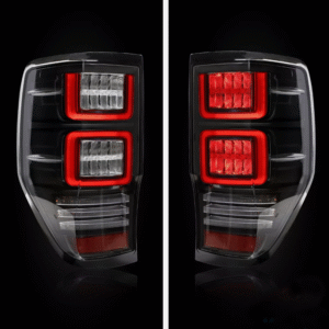 black 3d led tail lights dynamic blinker for 11 20 ford ranger mk1 mk2 wildtrak taillights