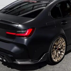 dry carbon fiber rear bumper side splitter for 21 24 bmw m3 g80