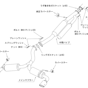 hks hi power spec l ii exhaust – toyota gr yaris