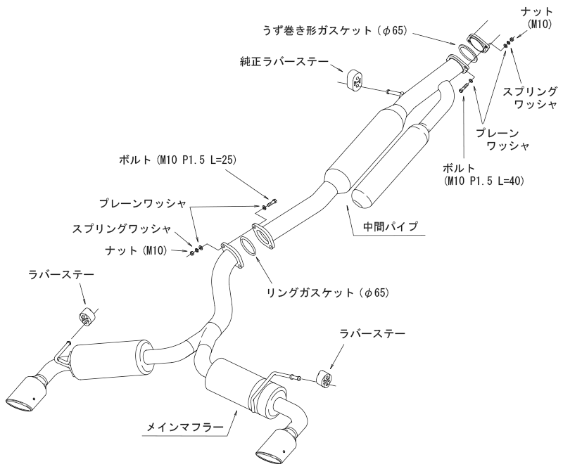hks hi power spec l ii exhaust – toyota gr yaris