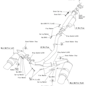 hks hi power spec l ii exhaust – toyota gr86 / subaru brz