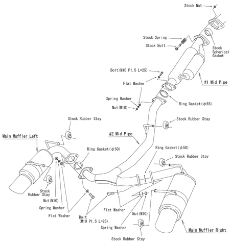 hks hi power spec l ii exhaust – toyota gr86 / subaru brz