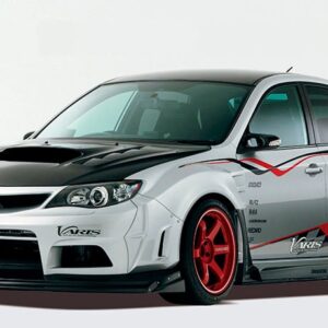 varis style carbon fiber bonnet hood for 07 13 subaru impreza wrx sti g3 grb gvb