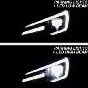 apex led drl dynamic blinker headlights for 18 21 subaru wrx sti v1 levorg