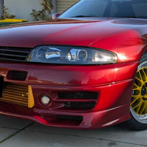 jdm black oe projector headlights for nissan skyline r33 gtr gts25 gts series 1&3 head lights