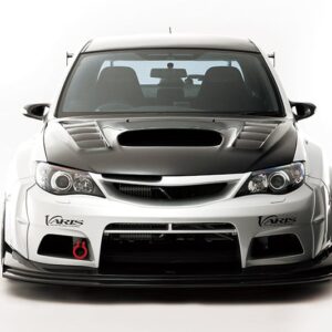 varis style carbon fiber bonnet hood for 07 13 subaru impreza wrx sti g3 grb gvb