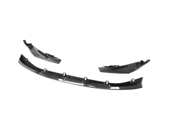 m performance style carbon fiber front bumper lip for 21 24 bmw g80 m3 g82 g83 m4