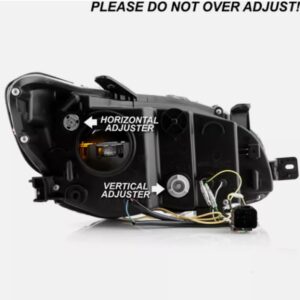 apex led drl dynamic blinker headlights for 18 21 subaru wrx sti v1 levorg