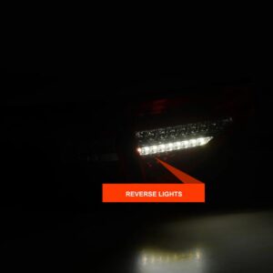 spec d jet black3d led tail light dynamic signal for 08 13 subaru impreza g3 wrx rs sti hatchback taillights