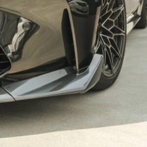 csl style carbon fiber front bumper lip for 21 24 bmw g80 m3 g82 g83 m4