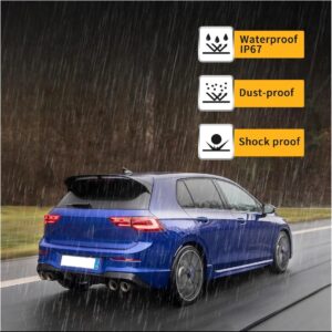 mk8 r style red led dynamic tail lights for 2021 2024 vw golf 8 viii taillights