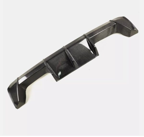 m performance style carbon diffuser rear splitter 3pcs for 2021 2024 bmw m3 m4 g80 g82
