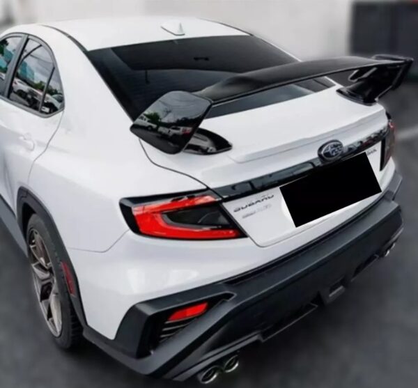 sti style unpainted spoiler wing for 22 24 subaru wrx vb rs ts trunk boot wing