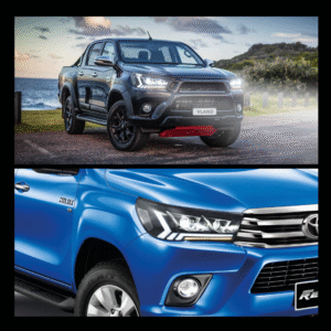black led projector headlights dynamic indicators for 2015 2020 toyota hilux revo head lights