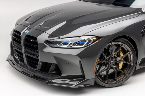 v style vorsteiner carbon fiber front bumper lip for 21 24 bmw g80 m3 g82 g83 m4