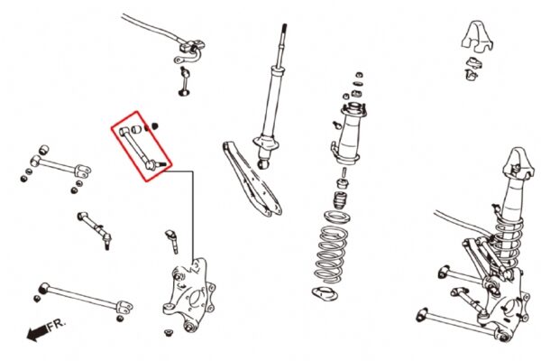 hardrace rear camber arms – lexus is250 is350 gs350 2006 2013/crown/majesta 2004 2018