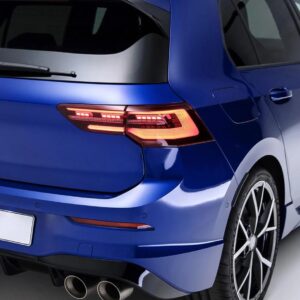 mk8 r style red led dynamic tail lights for 2021 2024 vw golf 8 viii taillights