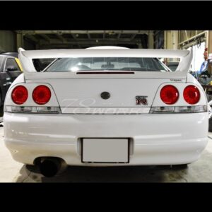 78 works fiber ring led taillights for 93 98 nissan skyline r33 gtr gts25t gtst tail lights
