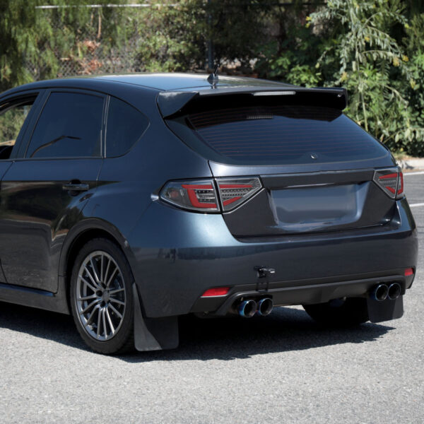 spec d jet black3d led tail light dynamic signal for 08 13 subaru impreza g3 wrx rs sti hatchback taillights