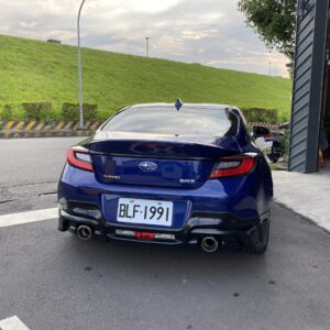 trd style rear lip for 2022+ toyota gr86 subaru brz zd8 zn8